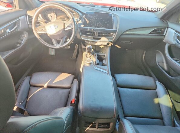 1G6DP5RK2L0129072 2020 CADILLAC CT5 Красный Вид панели приборов