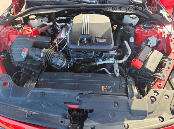 1G6DP5RK2L0129072 2020 CADILLAC CT5 Красный Вид задней части салона