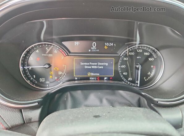 1G6DP5RK2P0124704 2023 CADILLAC CT5 Black Вид щитка приладів
