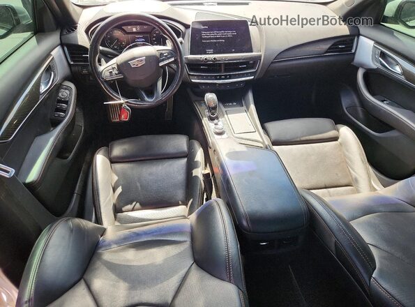 1G6DP5RK4M0112873 2021 CADILLAC CT5 White Вид панелі приладів