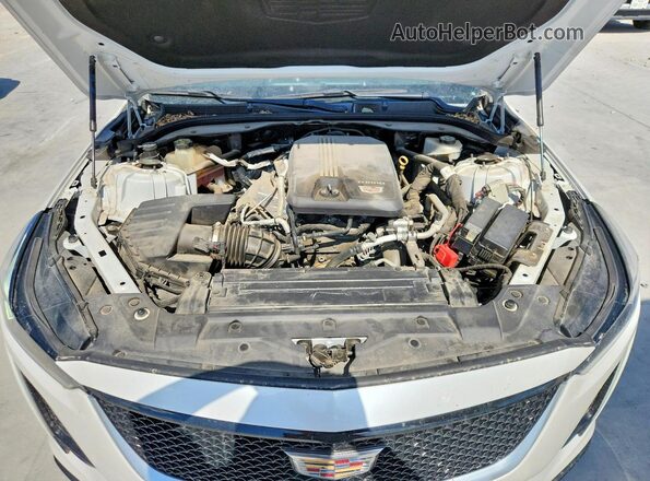 1G6DP5RK4M0112873 2021 CADILLAC CT5 White Вид задньої частини салону