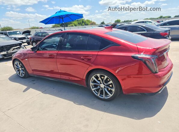 1G6DP5RK7L0121386 2020 CADILLAC CT5 Red Trasero izquierdo