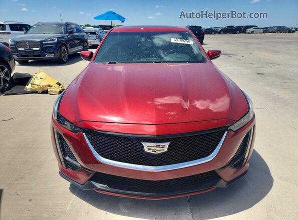 1G6DP5RK7L0121386 2020 CADILLAC CT5 Red Vista frontal