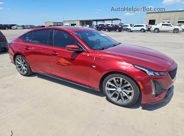 1G6DP5RK7L0121386 2020 CADILLAC CT5 Red Delantero derecho