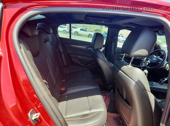 1G6DP5RK7L0121386 2020 CADILLAC CT5 Red Vista de los asientos traseros