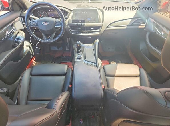 1G6DP5RK7L0121386 2020 CADILLAC CT5 Red Vista del salpicadero