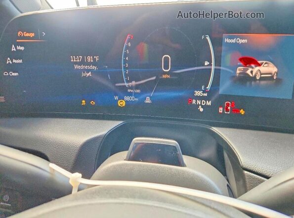 1G6DP5RK7T0111571 2026 CADILLAC CT5 Black ხელსაწყოთა პანელის ხედი