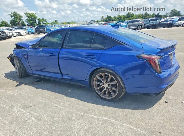 1G6DP5RK9L0146578 2020 CADILLAC CT5 Blue Trasero izquierdo