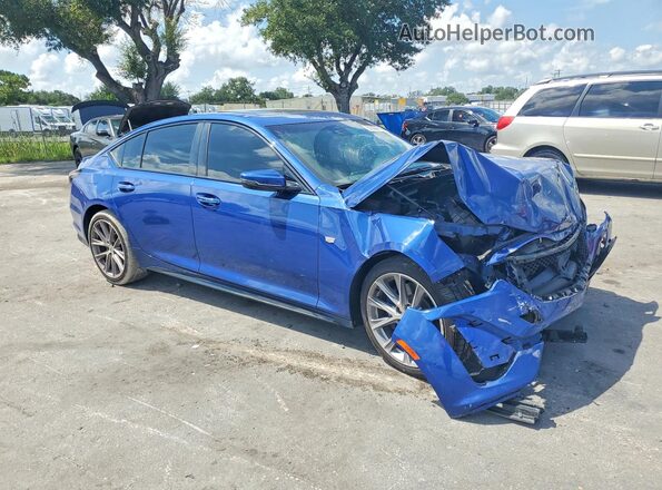 1G6DP5RK9L0146578 2020 CADILLAC CT5 Blue Delantero derecho