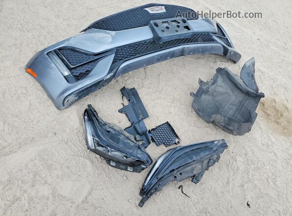 1G6DP5RK9M0134044 2021 CADILLAC CT5 Gray VIN კოდის სტიკერის ხედი