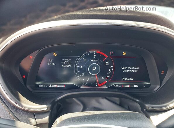 1G6DR5RW9P0111848 2023 CADILLAC CT5 Black Вид щитка приладів