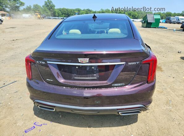 1G6DS5RK0L0129652 2020 CADILLAC CT5 Maroon Հետևի տեսք