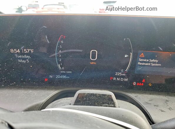 1G6DS5RKXS0107219 2025 CADILLAC CT5 Белый Вид щитка приборов