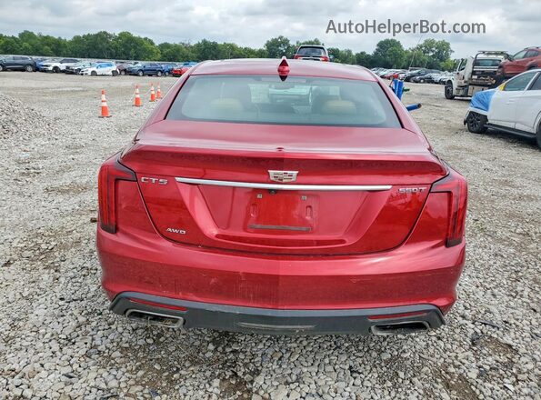 1G6DS5RW0S0122072 2025 CADILLAC CT5 Red Вид ззаду