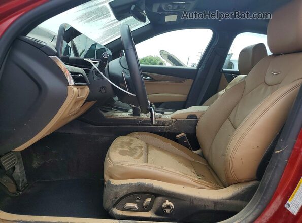 1G6DS5RW0S0122072 2025 CADILLAC CT5 Red Вид салону спереду