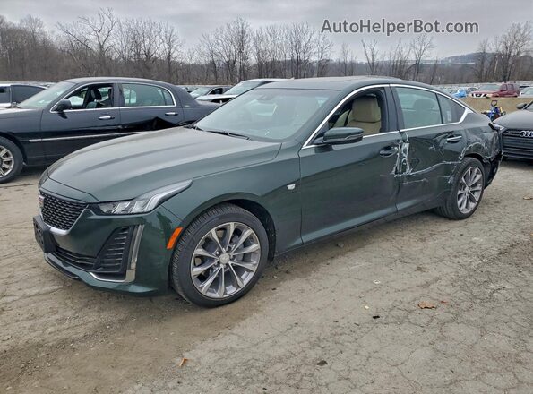 1G6DT5RK2M0106307 2021 CADILLAC CT5 Green Задня права чверть