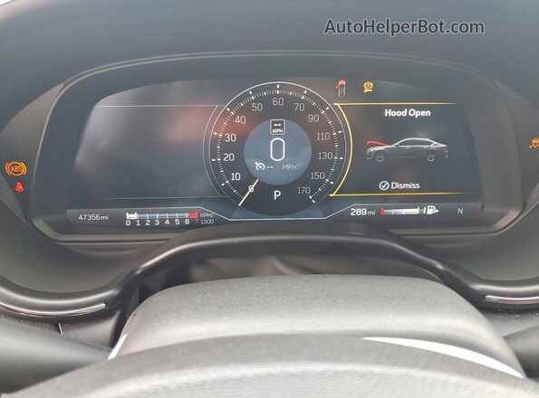 1G6DT5RKXM0147560 2021 CADILLAC CT5 Gray Սարքավորումների վահանակի տեսք