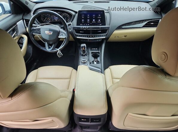 1G6DT5RW9M0120448 2021 CADILLAC CT5 White Dashboard view