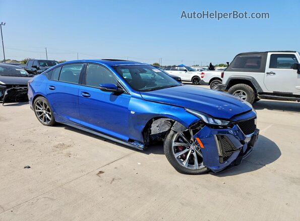 1G6DU5RK0N0128045 2022 CADILLAC CT5 Blue Front right