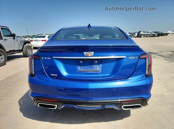 1G6DU5RK0N0128045 2022 CADILLAC CT5 Blue Rear view