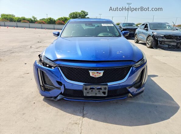 1G6DU5RK0N0128045 2022 CADILLAC CT5 Blue Front view