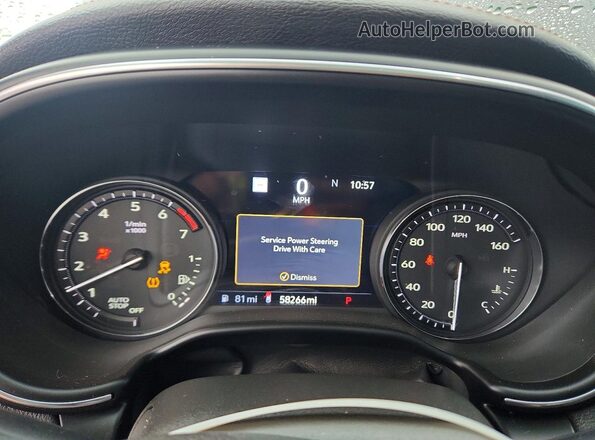 1G6DU5RK2L0130845 2020 CADILLAC CT5 Black Instrument cluster view