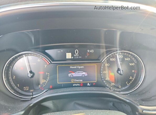 1G6DW5RK0M0145288 2021 CADILLAC CT5 Black Instrument cluster view