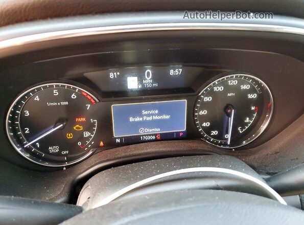1G6DX5RK4M0116633 2021 CADILLAC CT5 Teal Instrument cluster view