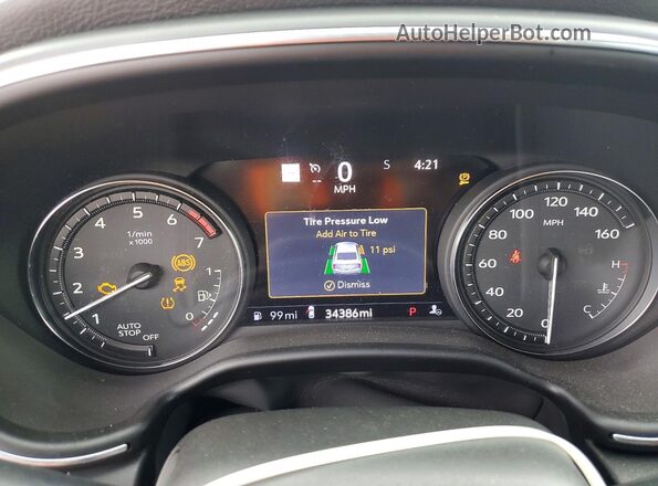 1G6DX5RK9L0136780 2020 CADILLAC CT5 White Vista del cuadro de instrumentos