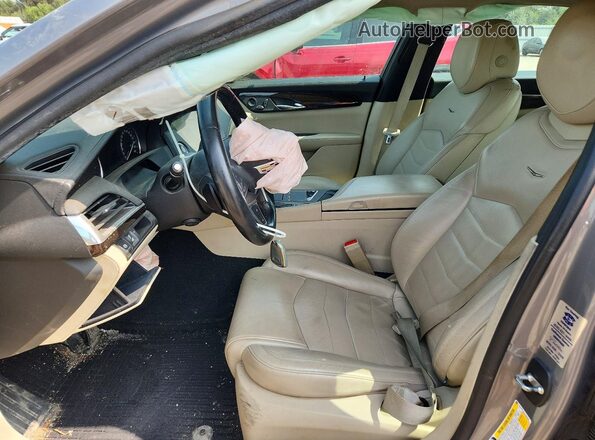1G6KB5RS1JU159028 2018 CADILLAC CT6 Silver Front interior view