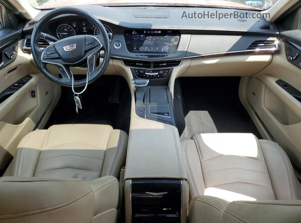 1G6KB5RS7JU132660 2018 CADILLAC CT6 Red Vista del salpicadero