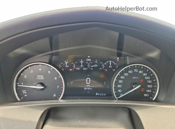 1G6KB5RSXHU206342 2017 CADILLAC CT6 Черный Вид щитка приборов