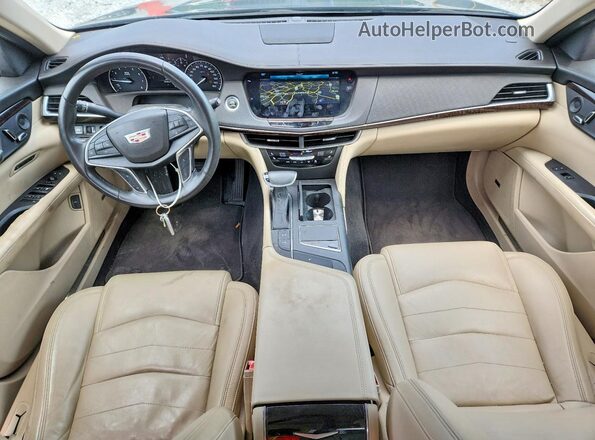 1G6KB5RSXHU206342 2017 CADILLAC CT6 Черный Вид панели приборов