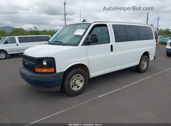 1GAWGEFF0H1300523 2017 CHEVROLET EXPRESS White Front left