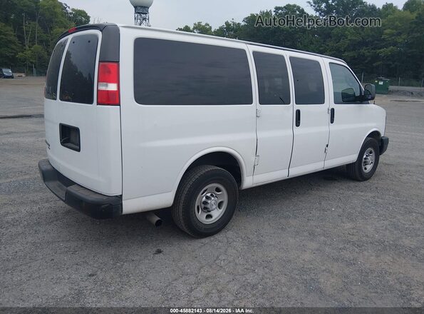 1GAWGEFF6G1250614 2016 CHEVROLET EXPRESS White Trasero derecho