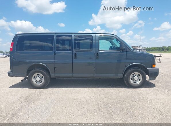 1GAWGEFF8H1223237 2017 CHEVROLET EXPRESS Gray Вид задньої частини салону