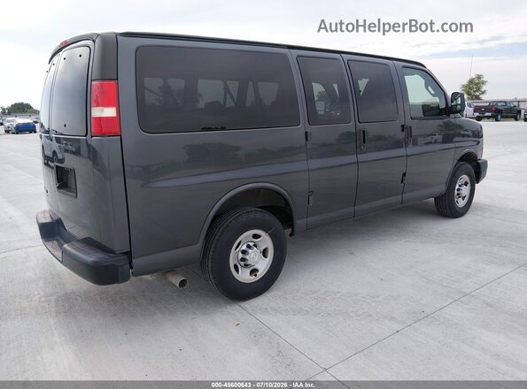 1GAWGEFF9G1315309 2016 CHEVROLET EXPRESS Gray Trasero derecho