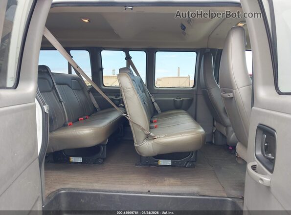 1GAWGEFFXH1302750 2017 CHEVROLET EXPRESS White Widok naklejki z numerem VIN