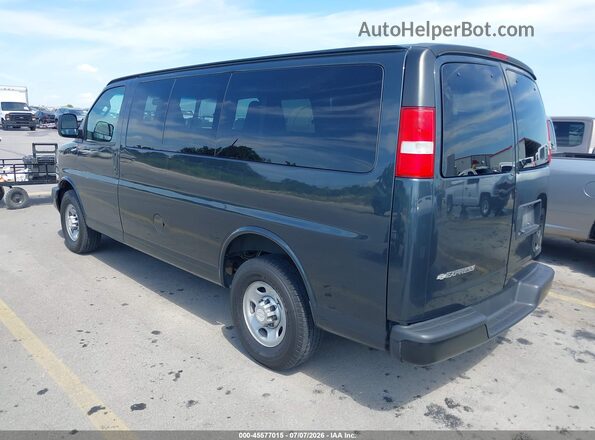 1GAWGEFG0H1273607 2017 CHEVROLET EXPRESS Green Задня ліва чверть
