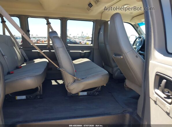 1GAWGEFG3K1287248 2019 CHEVROLET EXPRESS Silver Widok naklejki z numerem VIN