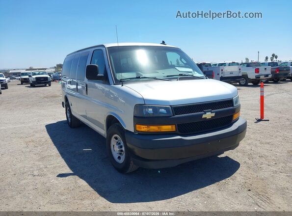 1GAWGEFG3K1287248 2019 CHEVROLET EXPRESS Silver Widok z przodu