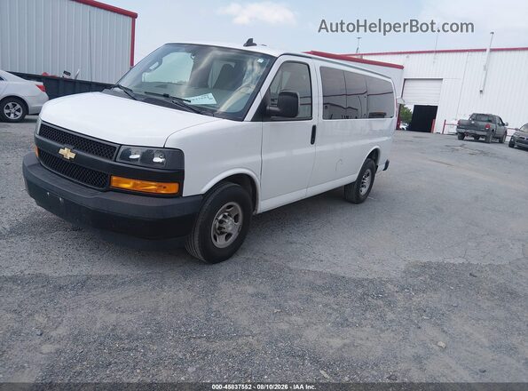 1GAWGEFG3K1326419 2019 CHEVROLET EXPRESS White Передня ліва чверть