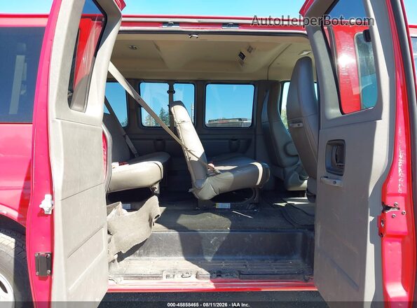 1GAWGEFG4H1101824 2017 CHEVROLET EXPRESS Red VIN կոդի պիտակի տեսք