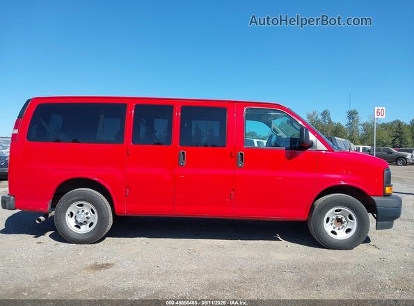 1GAWGEFG4H1101824 2017 CHEVROLET EXPRESS Red Սալոնի հետևի տեսք