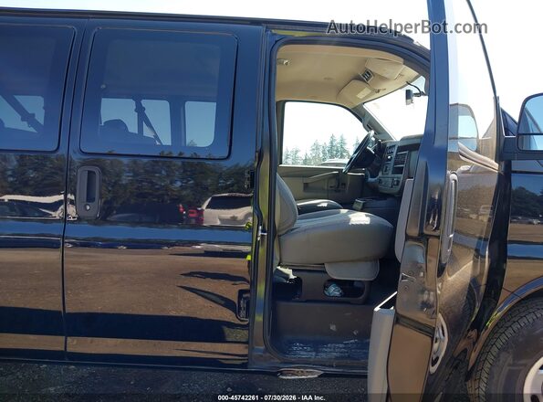 1GAWGEFG4J1289105 2018 CHEVROLET EXPRESS Black Սալոնի դիմացի տեսք