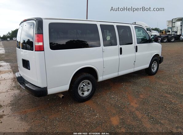 1GAWGEFG6G1253585 2016 CHEVROLET EXPRESS White Trasero derecho