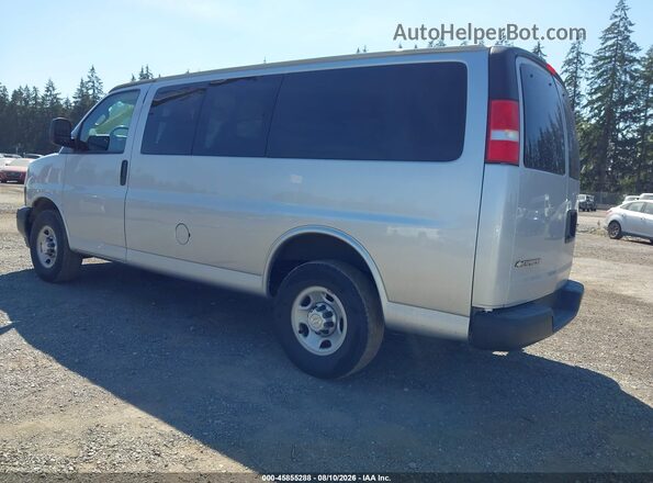 1GAWGEFG8K1282224 2019 CHEVROLET EXPRESS Silver Հետևի ձախ