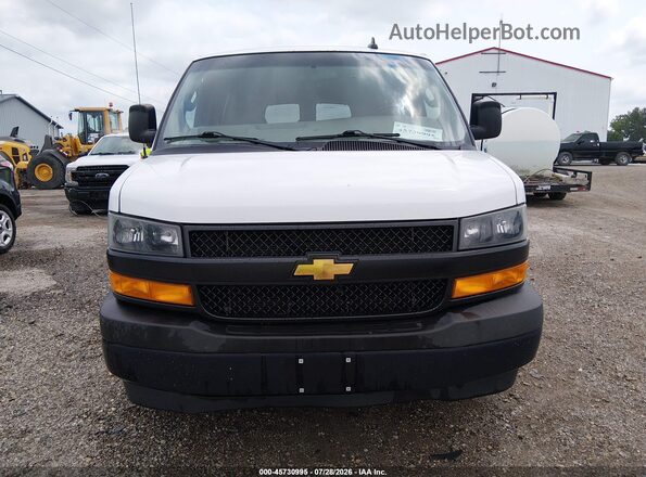 1GAWGEFG8K1334080 2019 CHEVROLET EXPRESS White Սարքավորումների վահանակի տեսք