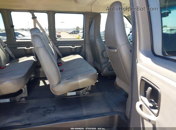1GAWGEFGXK1288199 2019 CHEVROLET EXPRESS Silver VIN sticker view