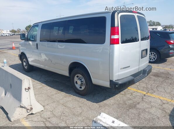 1GAWGEFGXK1341659 2019 CHEVROLET EXPRESS Silver Հետևի ձախ